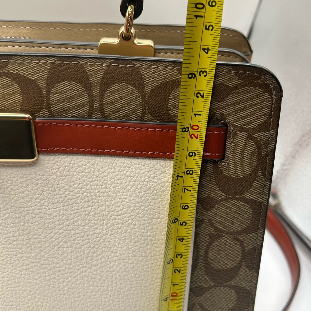 Coach Carryall Color Block Satchel - Picture 13 of 15